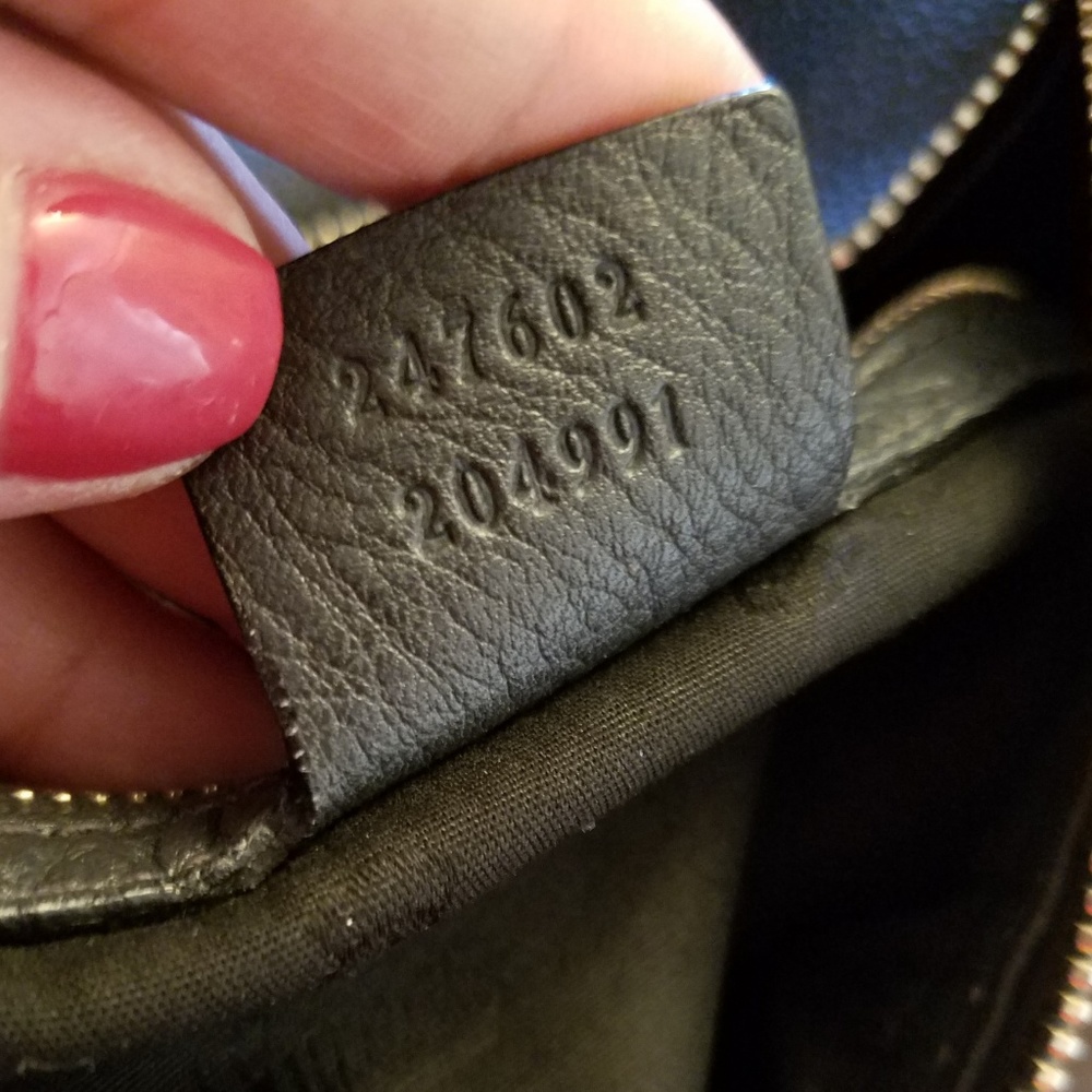 Gucci Gray/Blue Leather Women's Bag - Picture 5 of 8